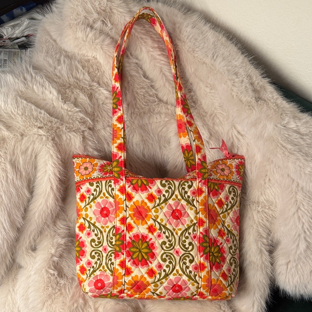 Vera Bradley -  Floral Quilted Tote Bag